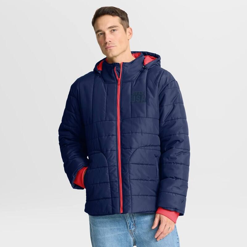 ファナティクス レディース アウター ジャケット・ブルゾン フーデッドジャケット Mens Fanatics Navy Team USA FullZip Hooded Jacket Usa Navy ネイビー