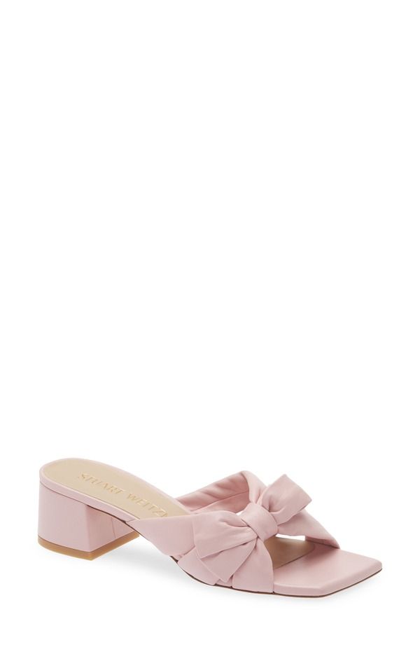 スチュアート ワイツマン レディース シューズ ヒール サンダル Stuart Weitzman Sofia Bow Sandal Ballet Leather