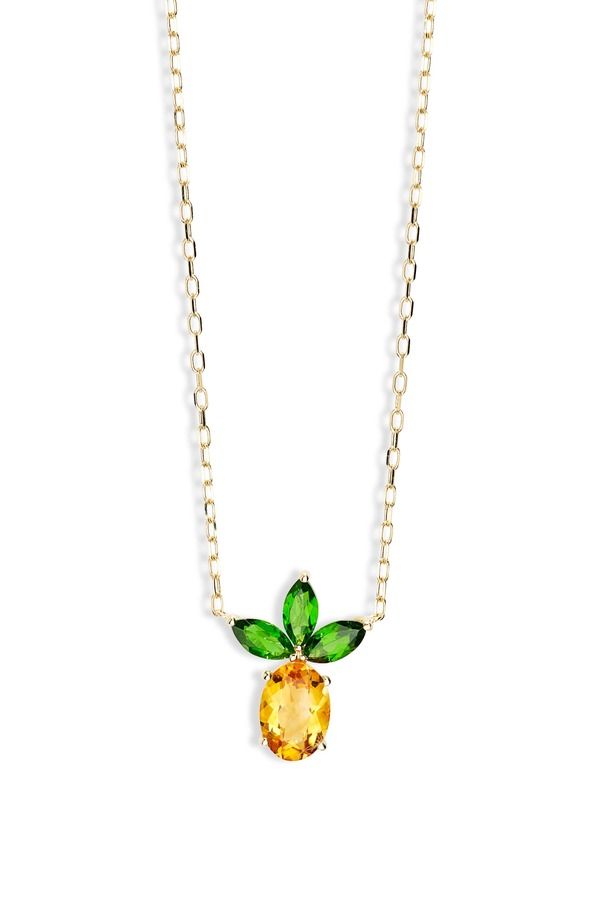 ボニー レヴィ レディース アクセサリー ネックレス・チョーカー レース Bony Levy 14K Gold Pineapple Pendant Necklace 14Ky ゴールド