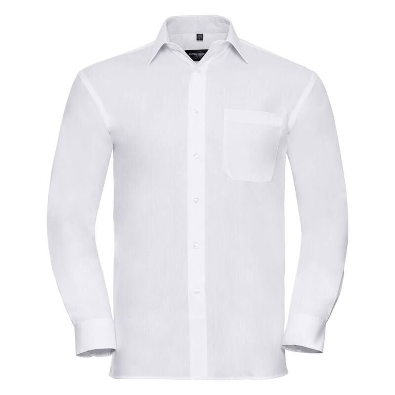 ラッセルアスレチック レディース トップス Tシャツ コットン Russell Athletic Russell Mens Long Sleeve Pure Cotton Work Shirt White ホワイト 12,946円