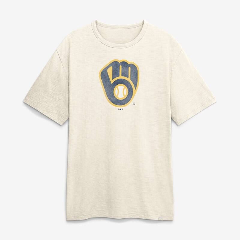 ファナティクス レディース トップス Tシャツ Mens Fanatics Creamilwaukee Brewerstadium Slub TShirt Brw Beige ベージュ