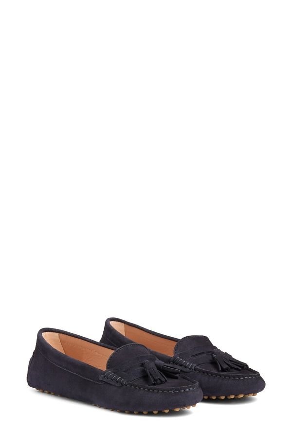 エルケーベネット レディース シューズ スリッポン・ローファー LK Bennett Leslie Tassel Driving Loafer Navy ネイビー