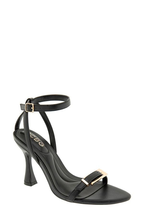 ビーシビージー レディース シューズ ヒール サンダル アンクル BCBG Cleo Ankle Strap Sandal Black ブラック