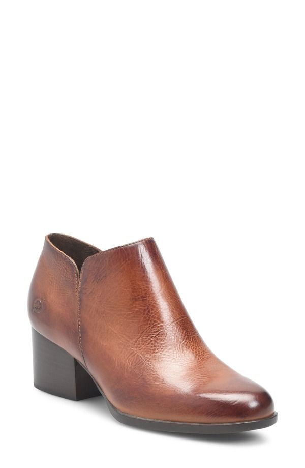 バーン レディース シューズ ブーツ・レインブーツ Brn Kenzy Bootie Tan Leather タン
