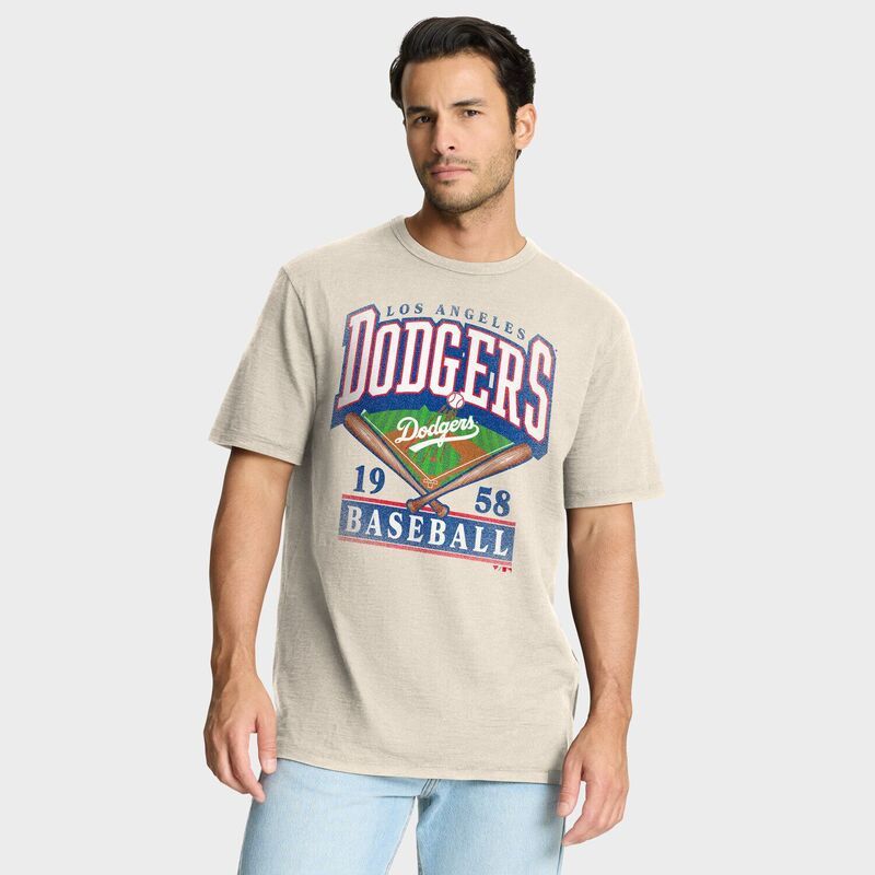 ファナティクス レディース トップス Tシャツ Mens Fanatics Tan Los Angeles Dodgerstadium Slub TShirt Lad Multi マルチカラー