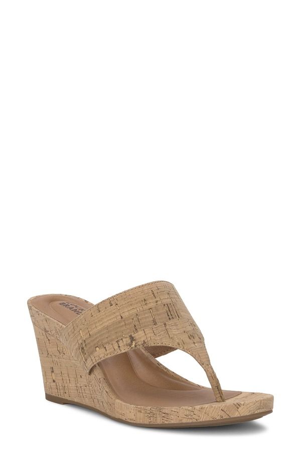ラッキーブランド レディース シューズ サンダル プラットフォーム Lucky Brand Libbie Platform Wedge Flip Flop Natural
