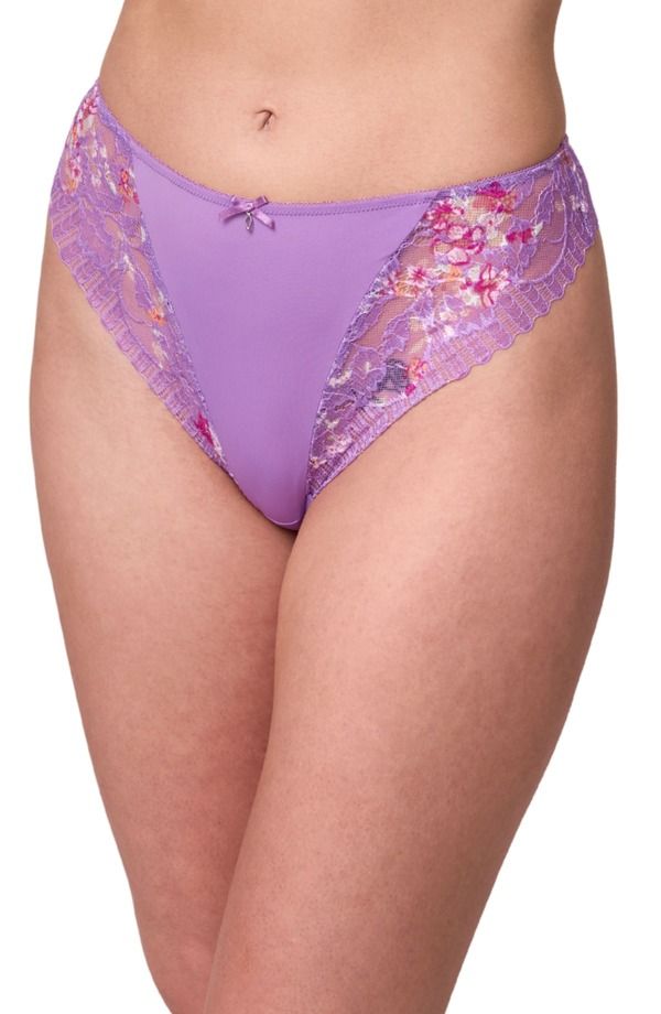 モンテル インティメイツ レディース アンダーウェア パンツ レース Montelle Intimates Lace Microfiber Thong Tulip Tulip Field