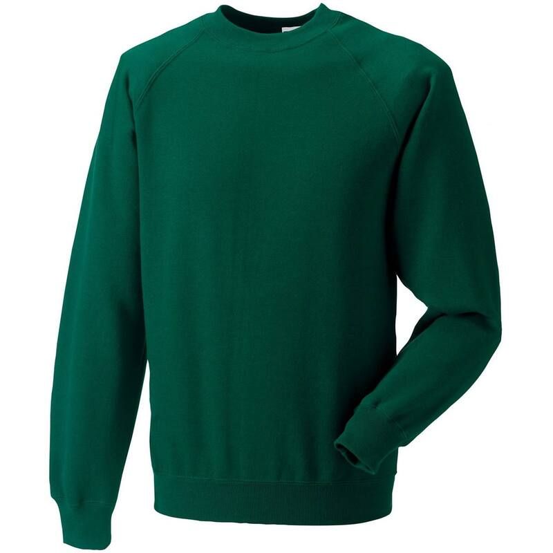 ラッセルアスレチック レディース トップス Tシャツ スウェット Russell Athletic Russell Menspotshield Raglan Sweatshirt Bottle Green グリーン