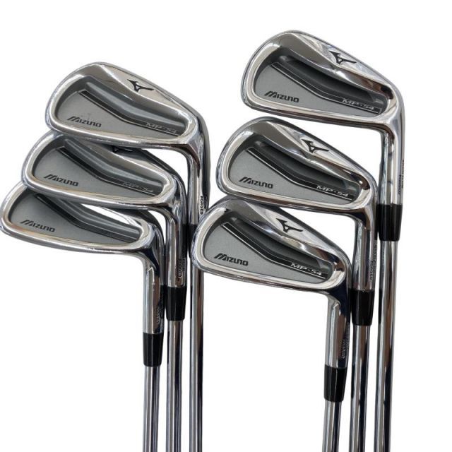 【中古】 ミズノ MP-54 6S アイアンセット IR 純正特注シャフト (フレックスS) メンズ 男性用 右利き 右用 Bランク ゴルフクラブ