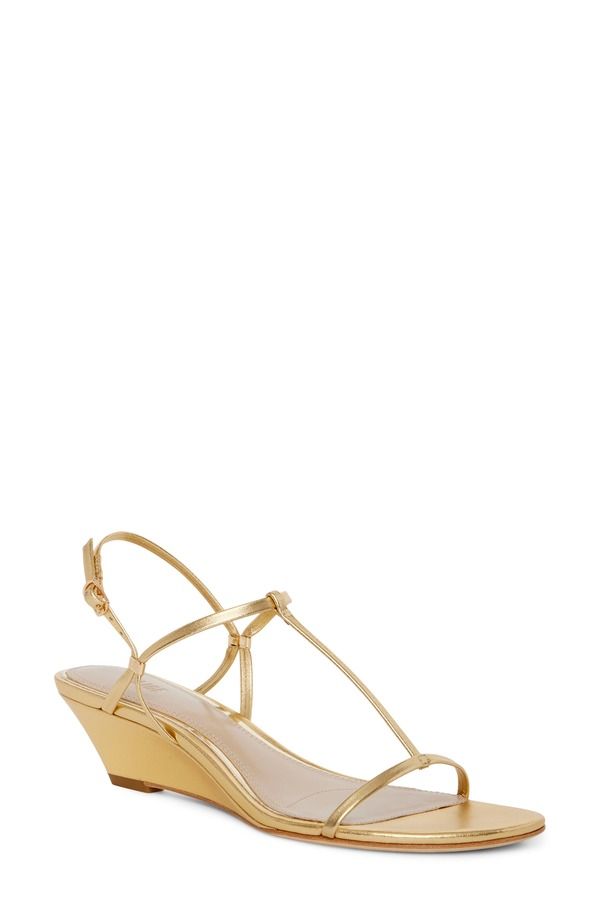 ペイジ レディース シューズ ヒール サンダル PAIGE Daryn Slingback Wedge Sandal Gold ゴールド 53,880円