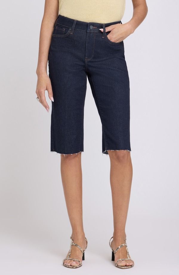 エヌワイディージェイ レディース ボトムス デニムパンツ ショートパンツ NYDJ Kristie 80s Denim Bermuda Shorts Magical デニム