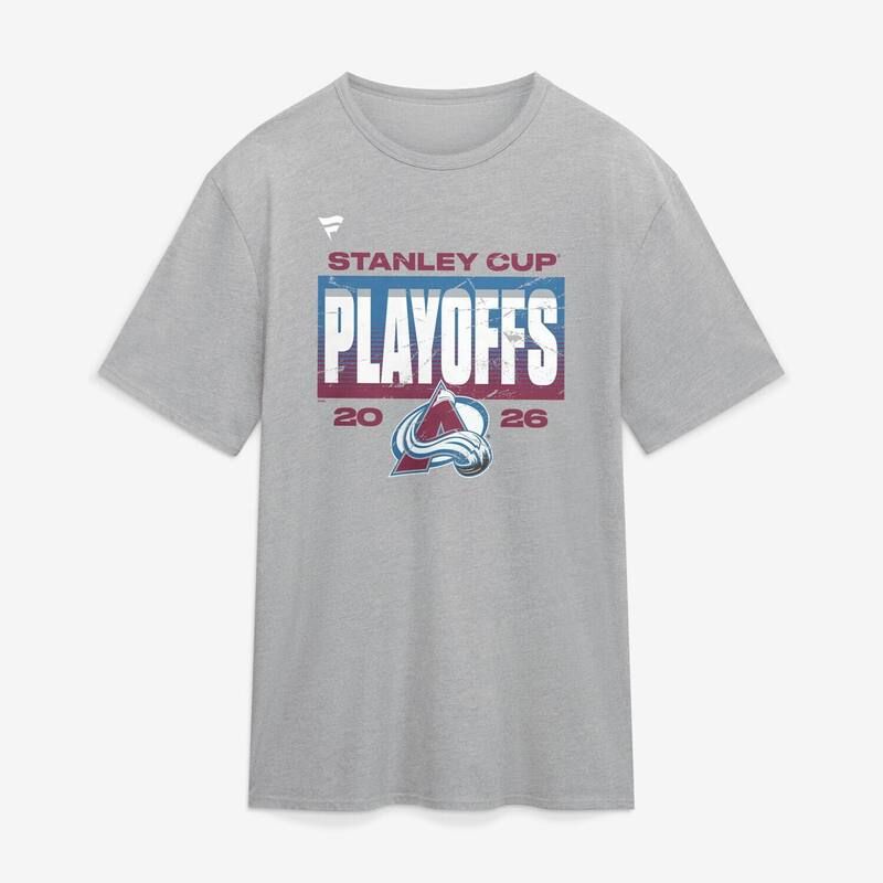 ファナティクス レディース トップス Tシャツ ヴィンテージ Mens Fanatics Athletic Heather Gray Colorado Avalanche 2026 Stanley Cuplayoffs Vintage TriBlend TSh