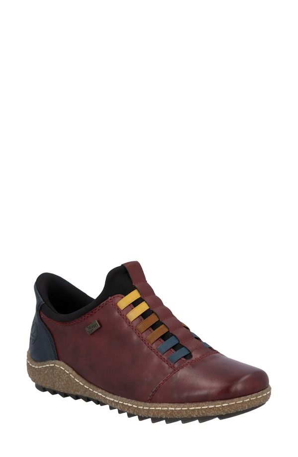 リーカー レディース シューズ スニーカー Rieker Liv 62 SlipOn Sneaker Vino Ozean Schwarz Wine ワイン