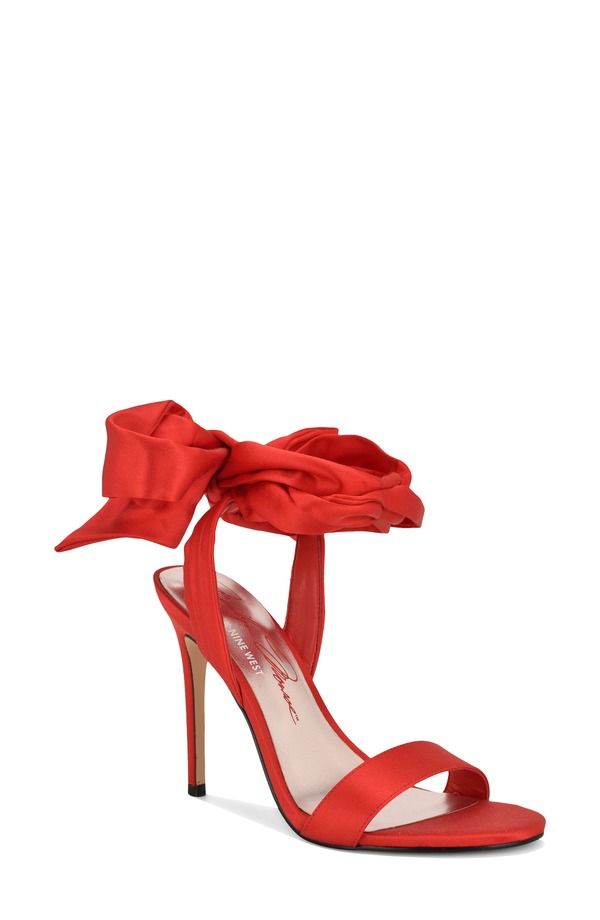ナインウェスト レディース シューズ サンダル アンクル Nine West Mmonroe Ankle Wrap Sandal Red レッド