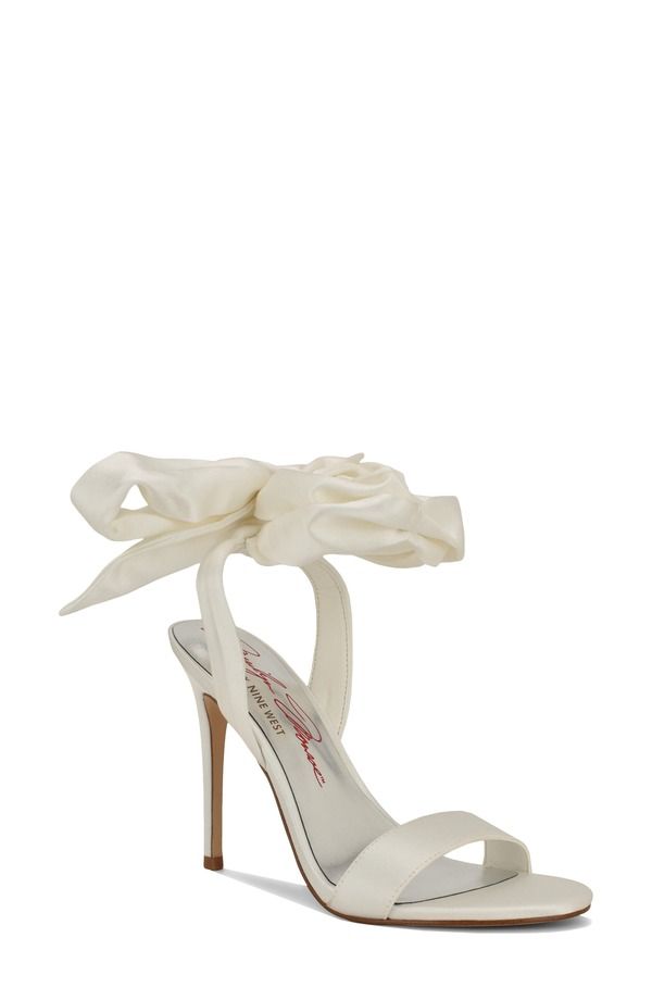 ナインウェスト レディース シューズ サンダル アンクル Nine West Mmonroe Ankle Wrap Sandal White ホワイト