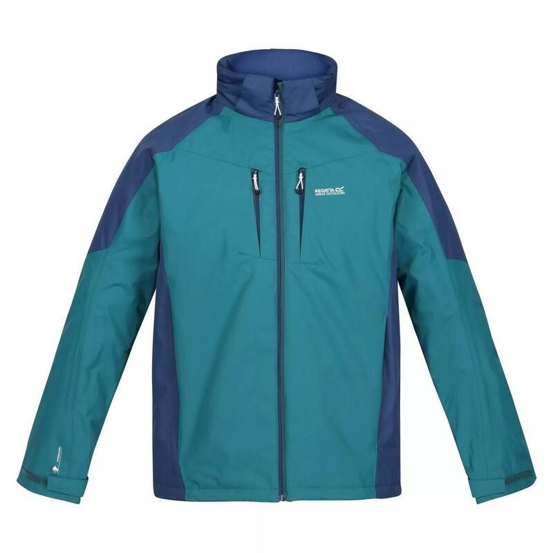 レガッタ レディース アウター ジャケット・ブルゾン Regatta Mens Calderdale Waterproof Jacket Dark Grey And Black ブラック