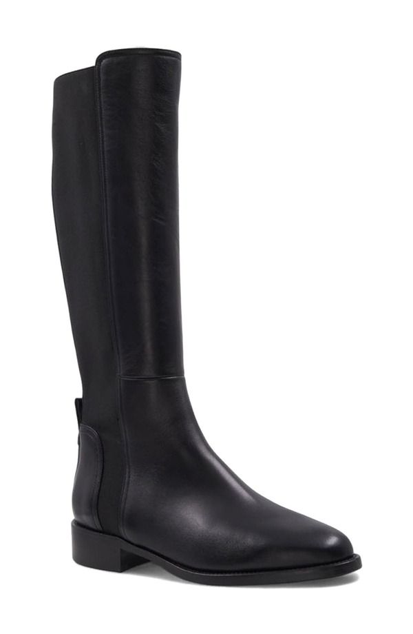 アクアタリア レディース シューズ ブーツ・レインブーツ Aquatalia Nolita Weatherproof Knee High Boot Black ブラック
