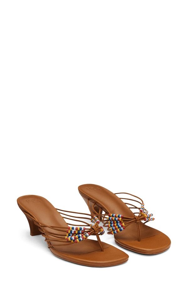 リフォーメーション レディース シューズ ヒール サンダル Reformation Jessica Thong Sandal Rum Leather