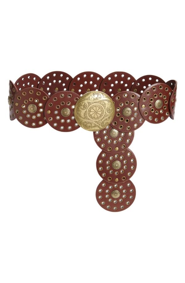 ビーピー レディース アクセサリー ベルト BP Circle Grommet Belt Brown ブラウン