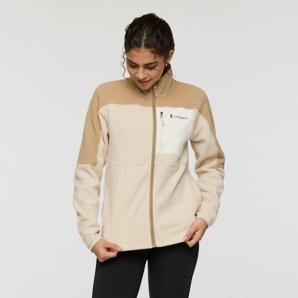 コートパクシー レディース アウター ジャケット・ブルゾン フリース Cotopaxi Abrazo Fleece FullZip Jacket Womens KhakiCream クリーム