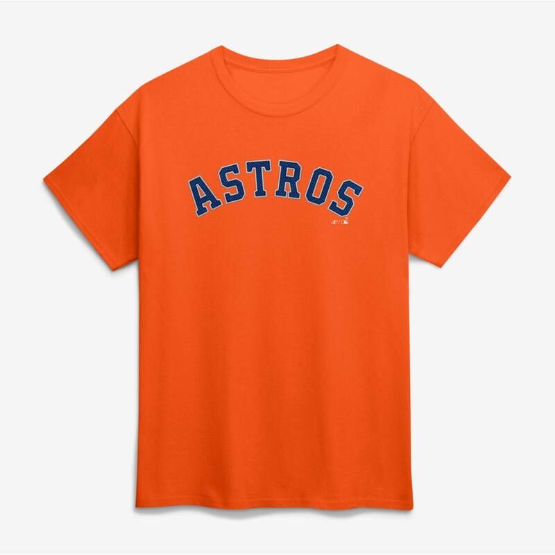 アンブランデッド レディース トップス Tシャツ ロゴ Unbranded Mens Logo Athletic Orange Houston Astros Wordmark TShirt Ast Orange オレンジ