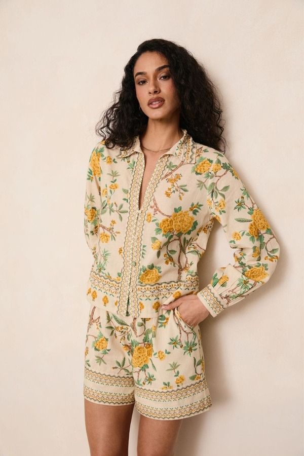 レシュマ レディース ボトムス ハーフパンツ・ショーツ RAISHMA Raffey Short Yellow イエロー