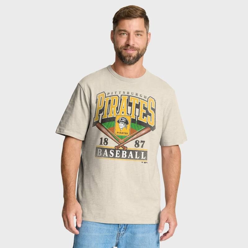 ファナティクス レディース トップス Tシャツ Mens Fanatics Tan Pittsburgh Piratestadium Slub TShirt Pir Multi マルチカラー