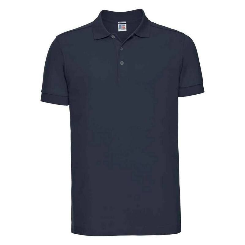 ラッセルアスレチック レディース トップス Tシャツ ポロシャツ Russell Athletic Russell Mens Pique Stretch Polo Shirt French Navy ネイビー