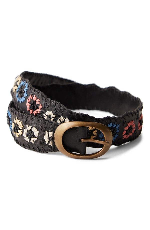 フリーピープル レディース アクセサリー ベルト レザー Free People Dreaming Whipstitch Leather Belt Coastal