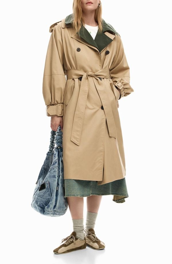 デジグアル レディース アウター ジャケット・ブルゾン コート Desigualayered Trench Coat Off White オフホワイト 53,880円