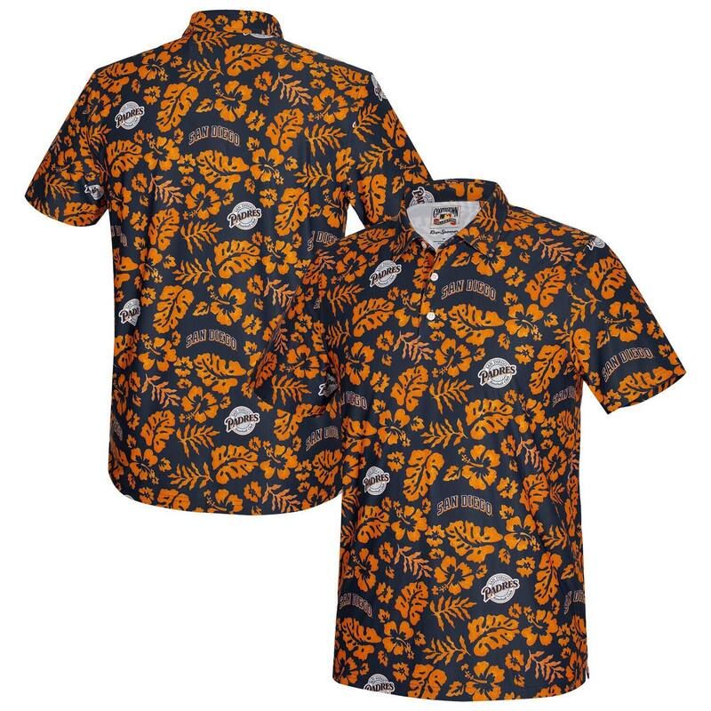 レインスプーナー レディース トップス Tシャツ ポロシャツ Mens Reyn Spooner Navy San Diego Padres Cooperstown Pua Performance Polo Pad Navy ネイビー