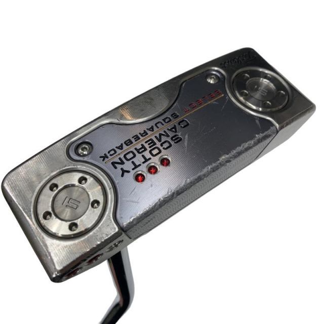 【中古】 タイトリスト SCOTTY CAMERON select SQUAREBACK(2018) 34インチ パター PT スチール (フレックスその他) メンズ 男性用 右利き 右用 Dランク ゴルフクラブ