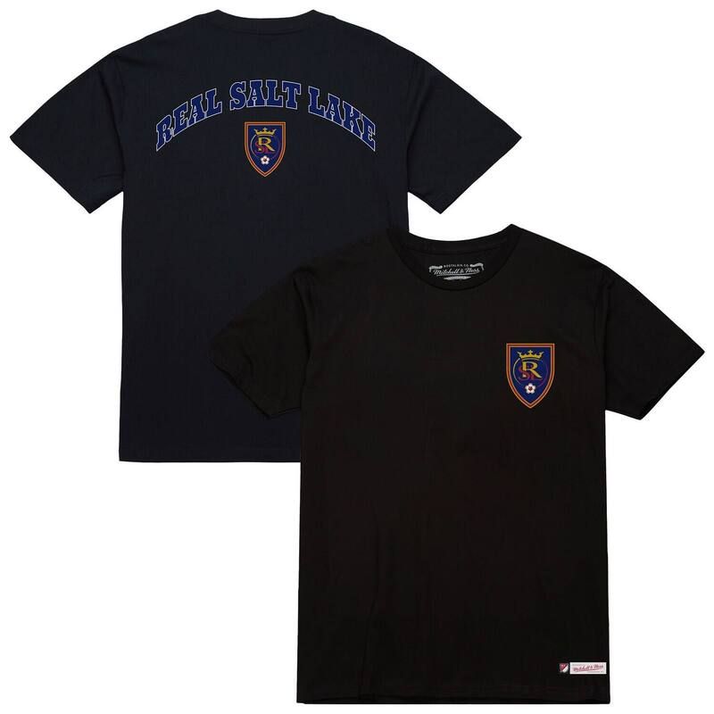 ミッチェルネス レディース トップス Tシャツ Mens Mitchell Ness Black Real Salt Lake 2HitShirt Slt Black ブラック