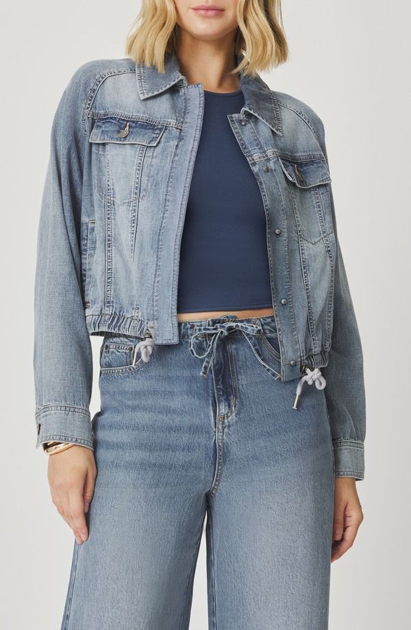 スプレンディット レディース ボトムス デニムパンツ ジャケット Splendid Lounge Denim Jacket Indigo Blue インディゴ