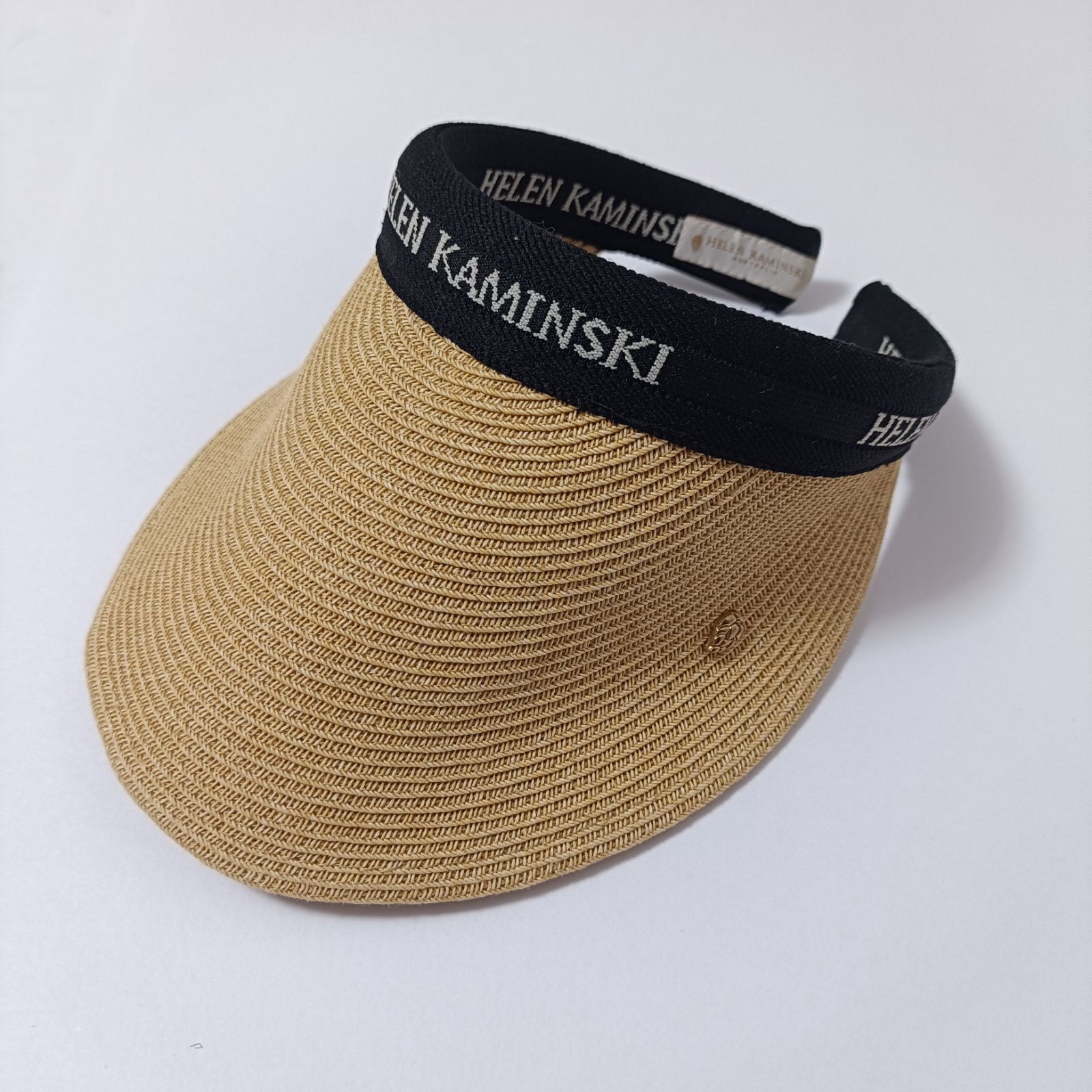 HELEN KAMINSKI ヘレンカミンスキー サンバイザー ビアンカ ラフィアハット 美品