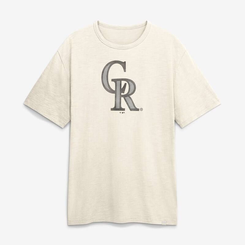 ファナティクス レディース トップス Tシャツ Mens Fanatics Cream Colorado Rockiestadium Slub TShirt Rck Beige ベージュ