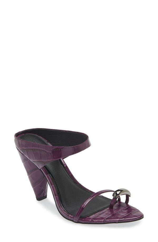 レベッカミンコフ レディース シューズ サンダル Rebecca Minkoff Toe Ring Pointed Toe Slide Sandal Berry