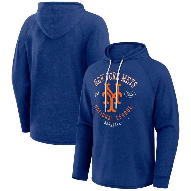 ファナティクス レディース トップス Tシャツ Mens Darius Rucker Collection by Fanatics Royal New York Mets Raglan Hooded Long Sleeve TShirt Met Blue ブル 12,946円