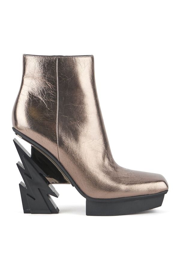 ユナイテッドヌード レディース シューズ ブーツ・レインブーツ United Nude Glam Square Boot Gun Metal