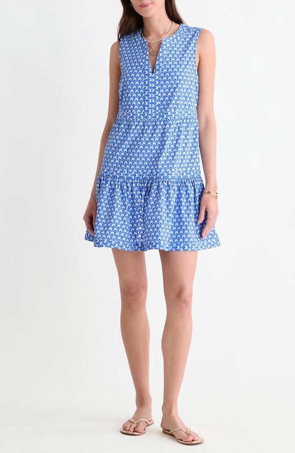 ヴァインヤードヴァインズ レディース トップス ワンピース vineyard vines Harbor Seersucker Sundress Block