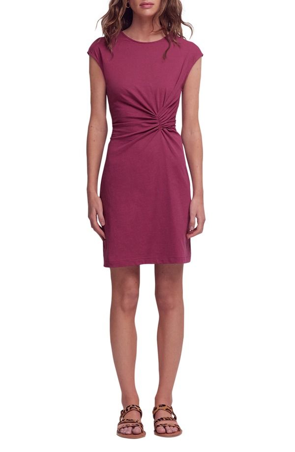 ボーデン レディース トップス ワンピース Boden Delilah Twist Short Dress Raspberry Coulis