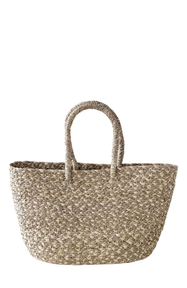 インデゴアフリカ レディース バッグ indego africa Braided Raffia Tote Sage and Natural Green And Natural グリーン