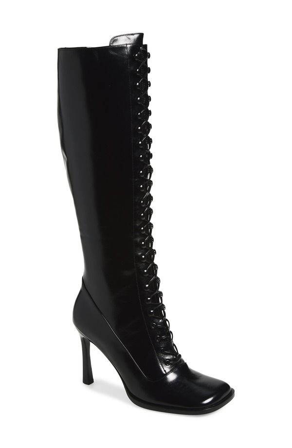 ジェフリー キャンベル レディース シューズ ブーツ・レインブーツ Jeffrey Campbell Fanning Knee High Boot Black ブラック