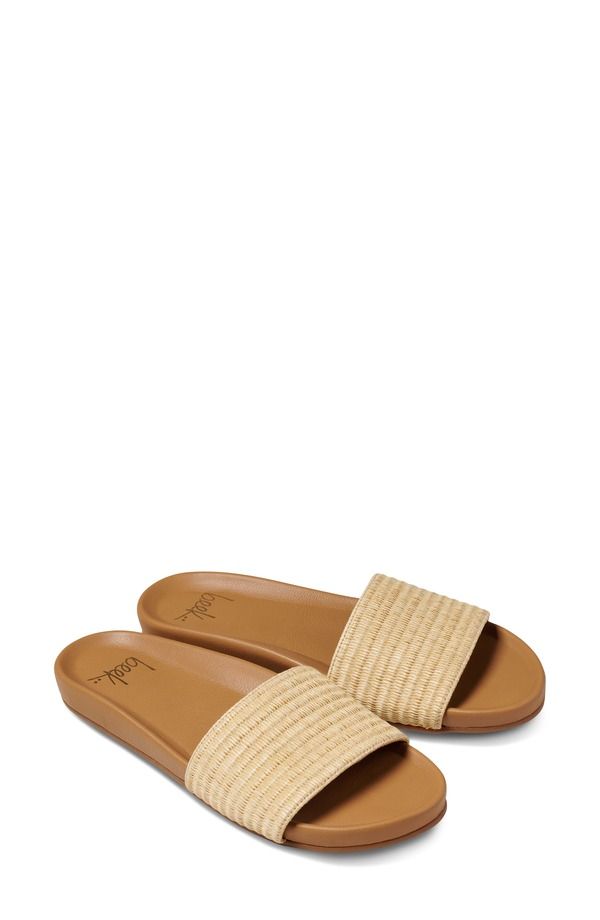 ビーク レディース シューズ サンダル Beek Gallito Raffia Slide Sandal Honey