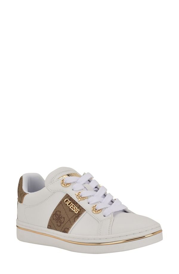 ゲス レディース シューズ スニーカー GUESStew Sneaker White ホワイト