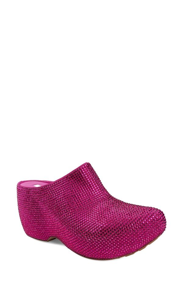 ジジ レディース シューズ サンダル ZIGI Ziska Embellished Clog Fuchsia Suede フューシャ