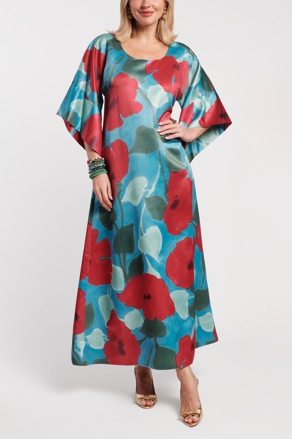 フランセスバレンタイン レディース トップス ワンピース マキシ Frances Valentine Spinnaker Maxi Dress NavyRedMulti ネイビー