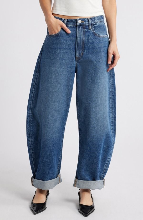 フレーム レディース ボトムス デニムパンツ ジーンズ FRAME Bubble Nonstretch Baggy Jeans Westbury