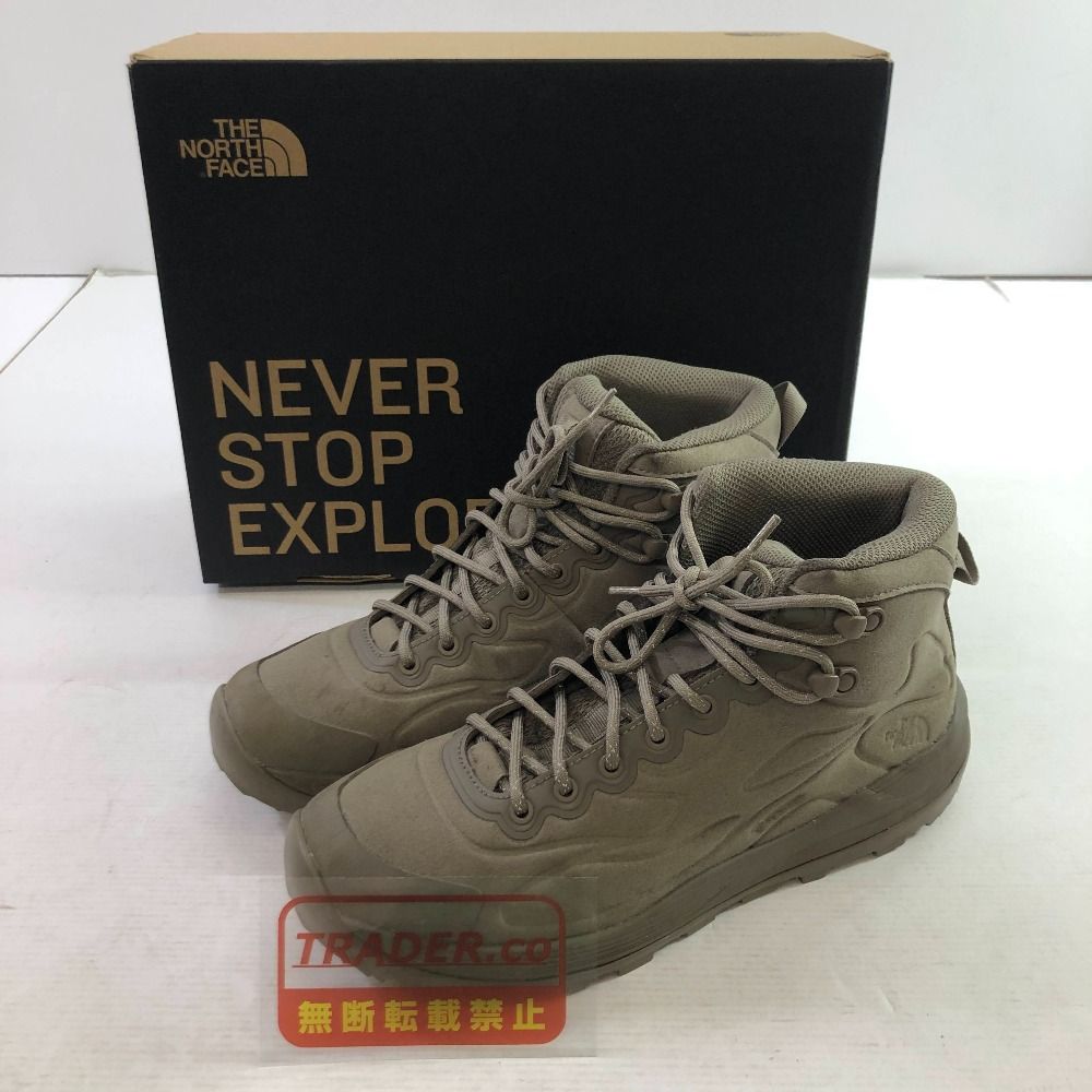 04w6981∞※【中古】 THE NORTH FACE ザ ノースフェイス トレッキングシューズ スクランブラー ミッド GORE-TEX インビジブル フィット NF52331 ウォルナット 27cm ハイカット ゴアテックス 【八王子店】