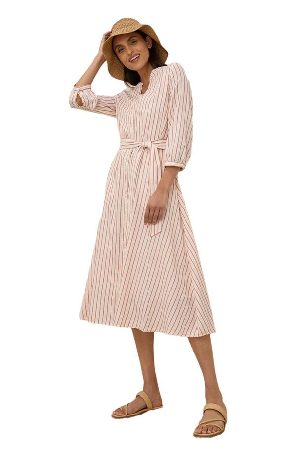 パクト レディース ボトムス カジュアルパンツ コットン Pact Organicotton Sunset Lightweight Cotton Easy Dress Zuma Stripe ストライプ